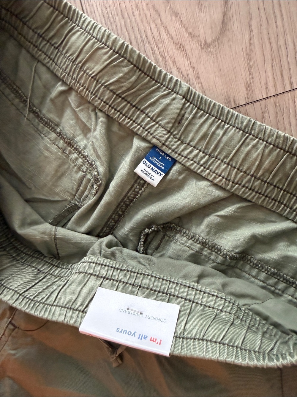 Old Navy Green Wide Leg Pants - Picture 5 of 7